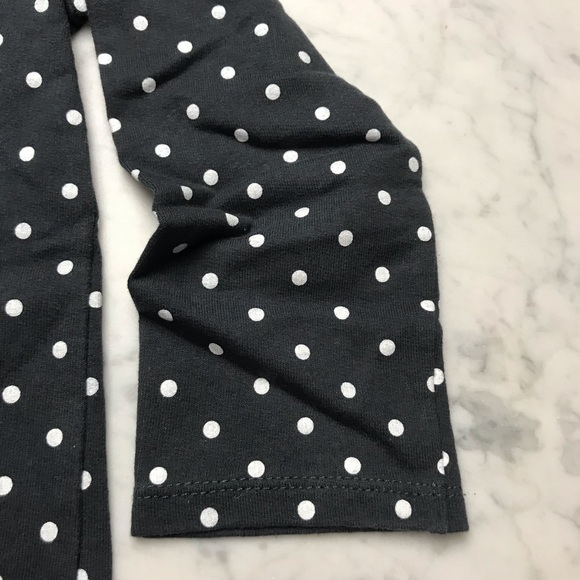 Carter's Grey Polka Dot Rhinestone Gem Tunic Top - Picture 4 of 7